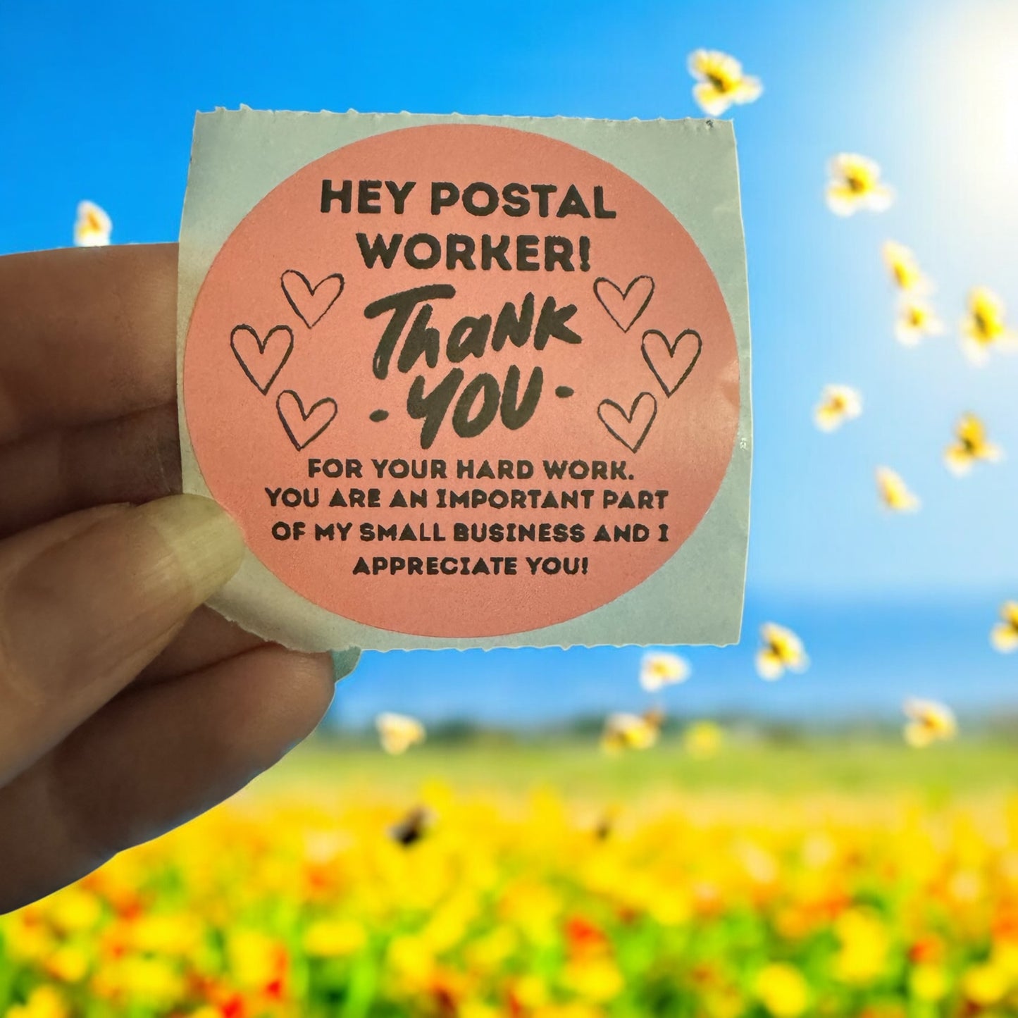 Thank You Postal Worker Stickers - Transparent PNG