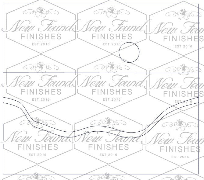 Beach 2.0 simple Template 20 OZ Skinny SVG