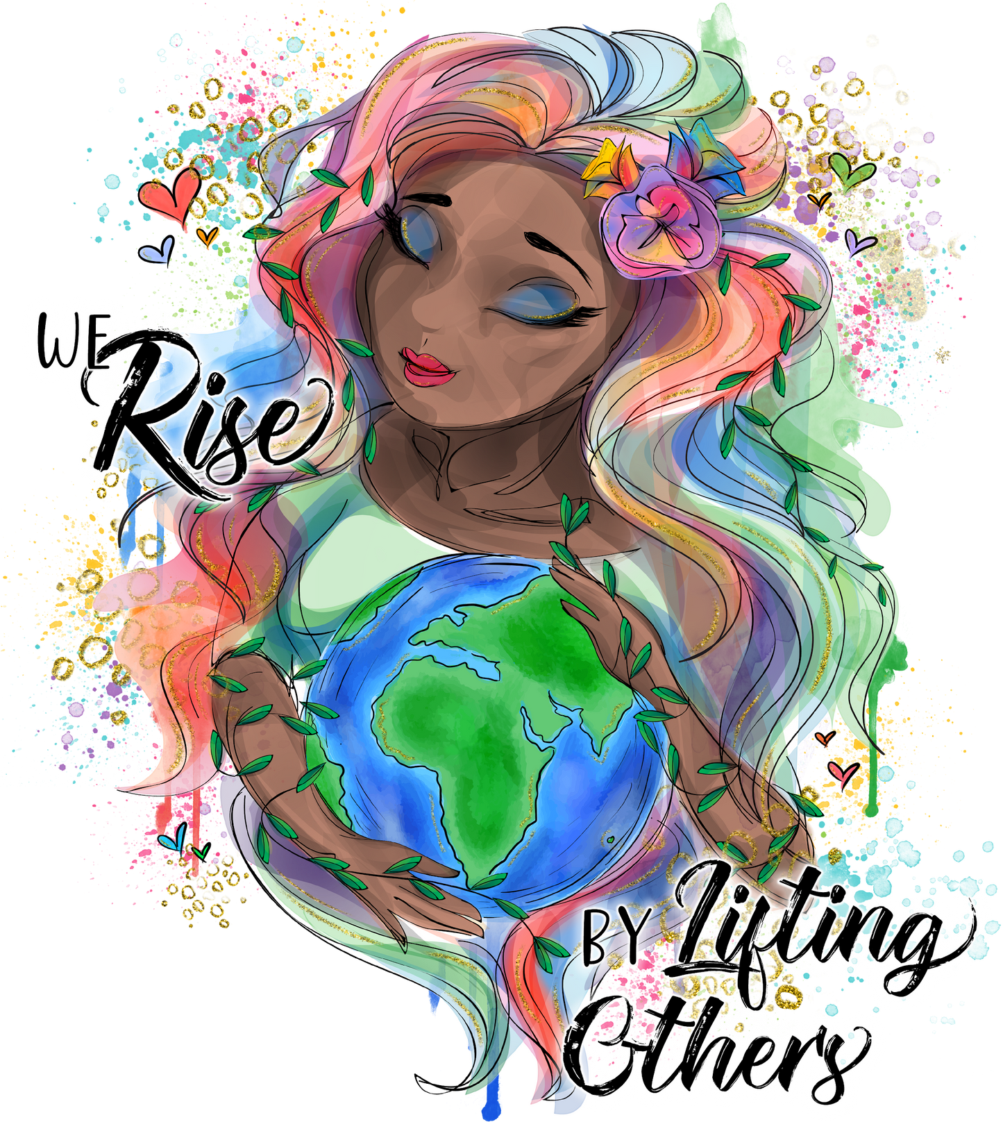 We rise by lifting others