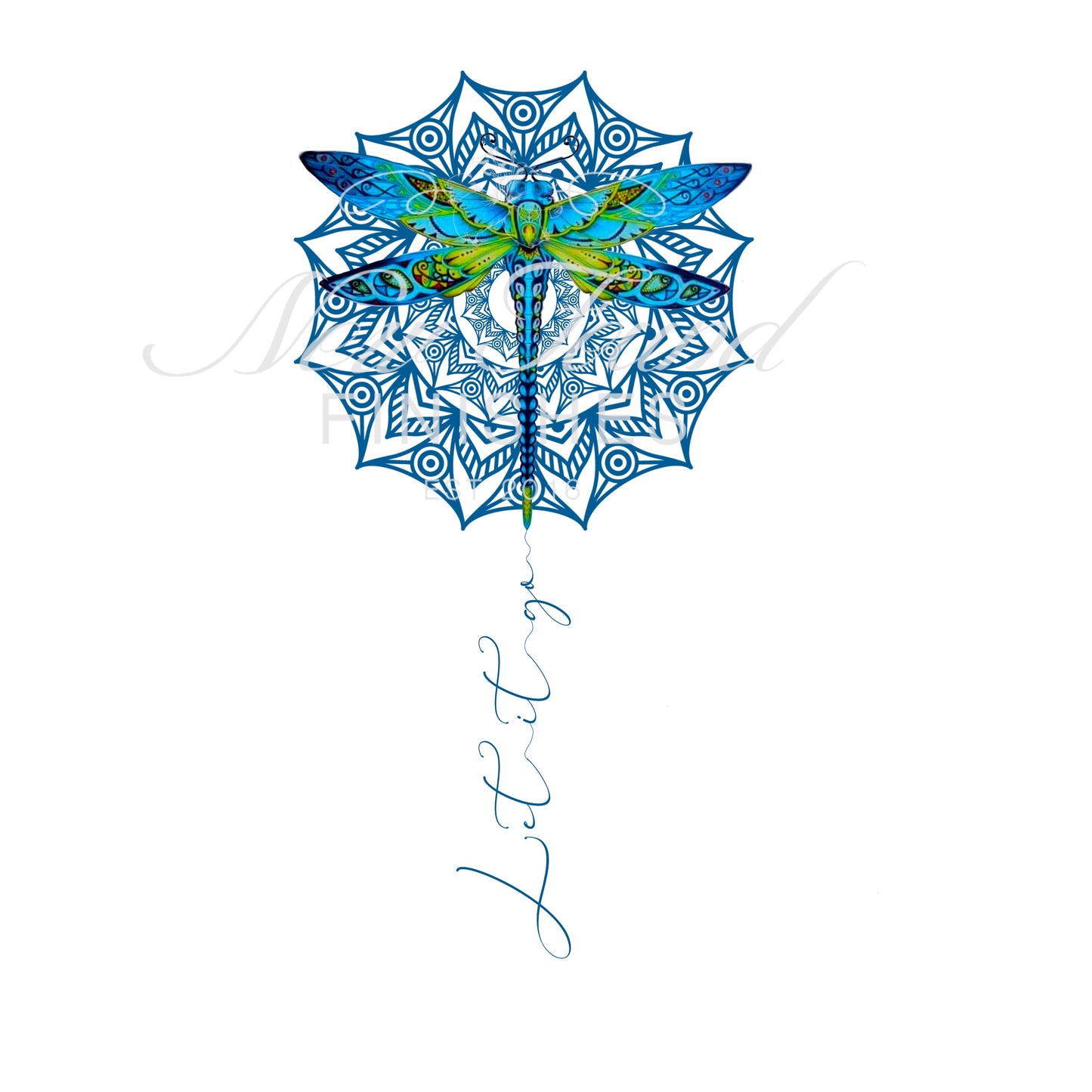 Dragonfly mandala