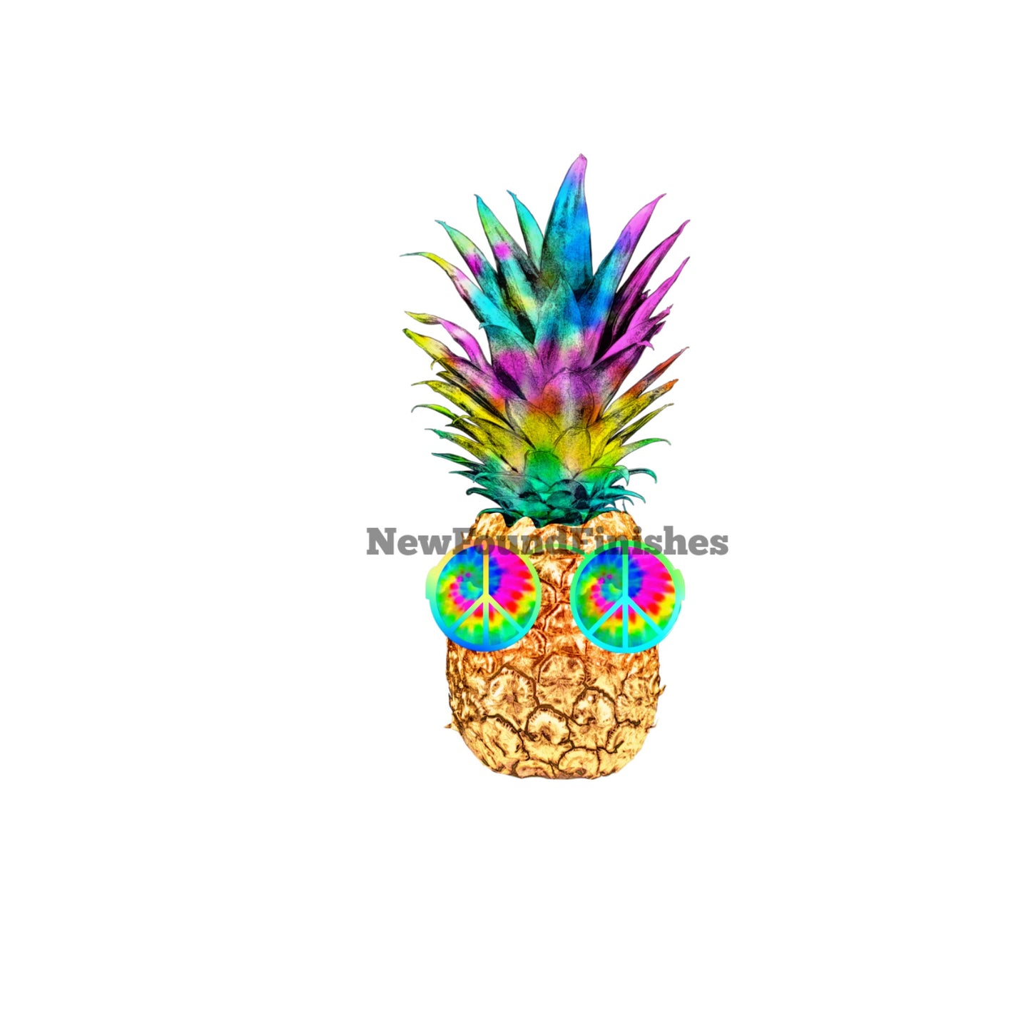 Watercolor pineapple