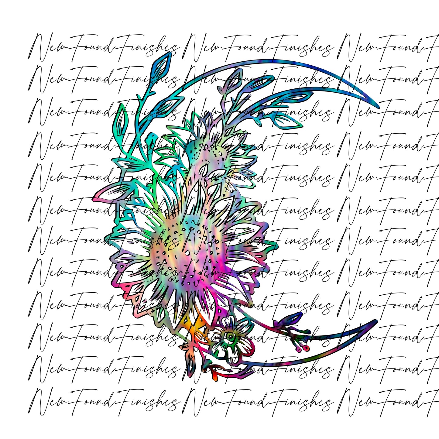 Floral moon