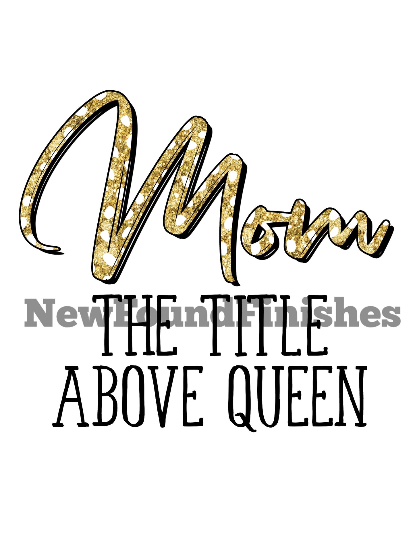 The title above queen