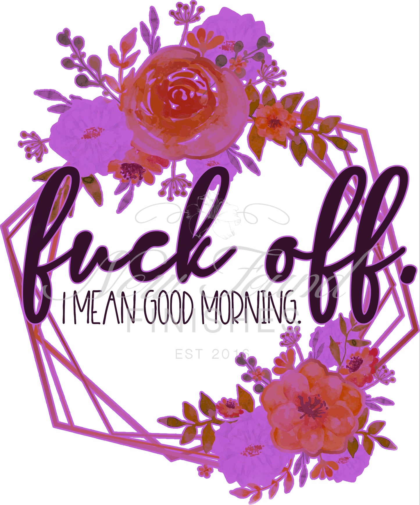 I mean good morning purple