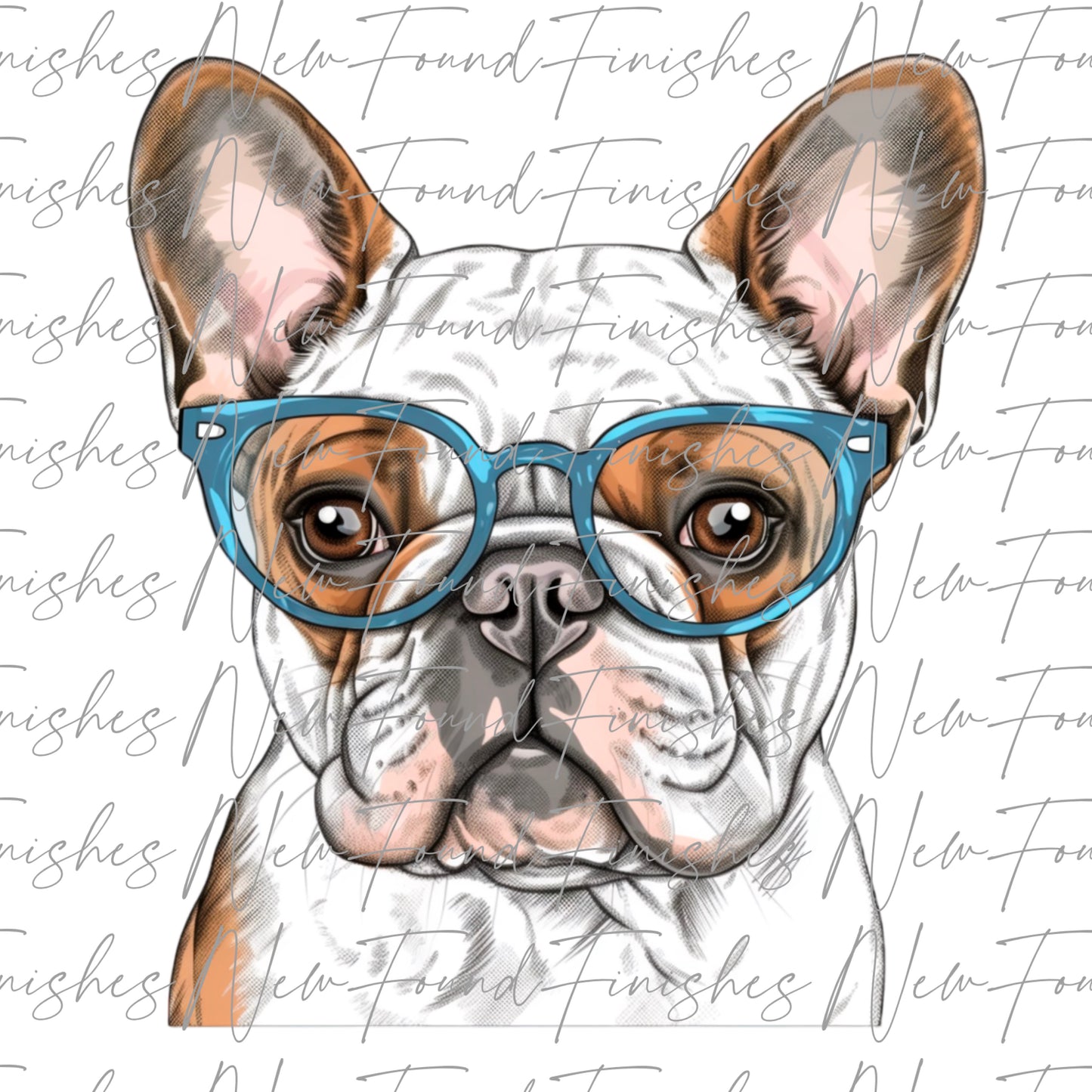 White Frenchie - PNG