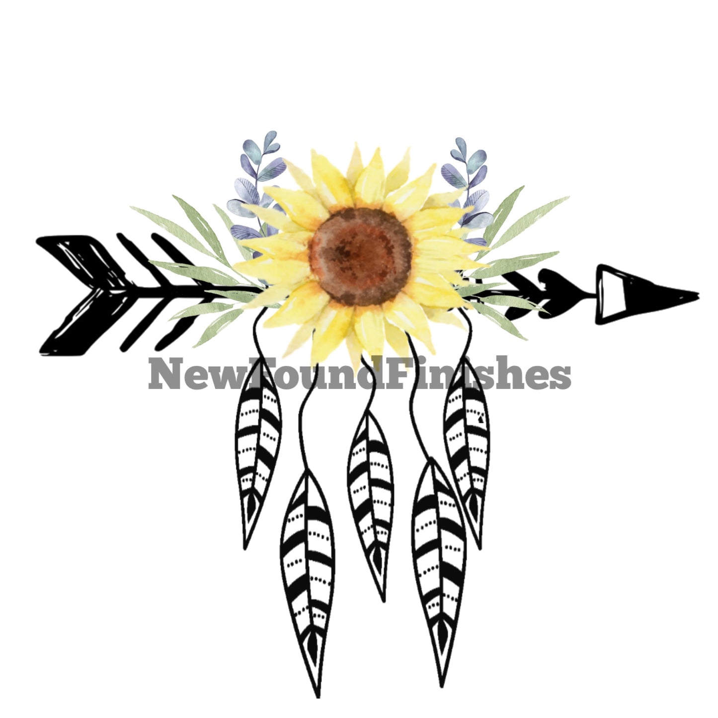 Floral arrow
