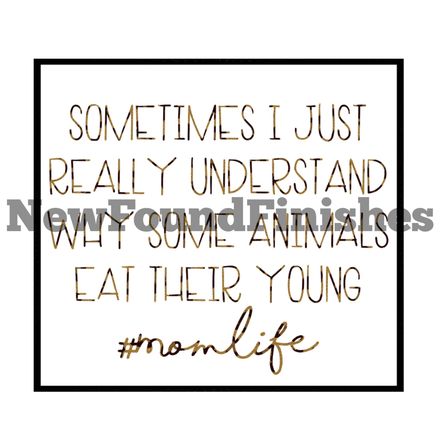 I understand why some animals eat their young