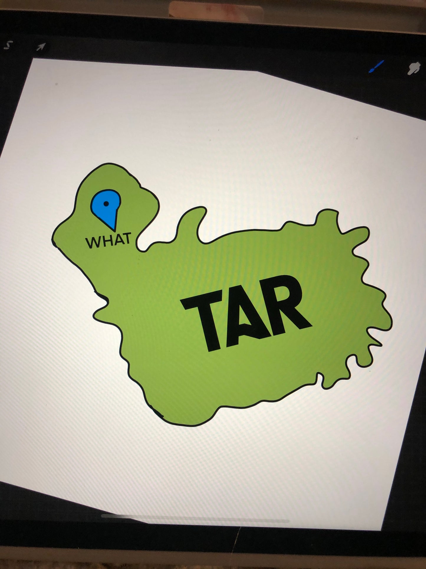 What in the tar nation?