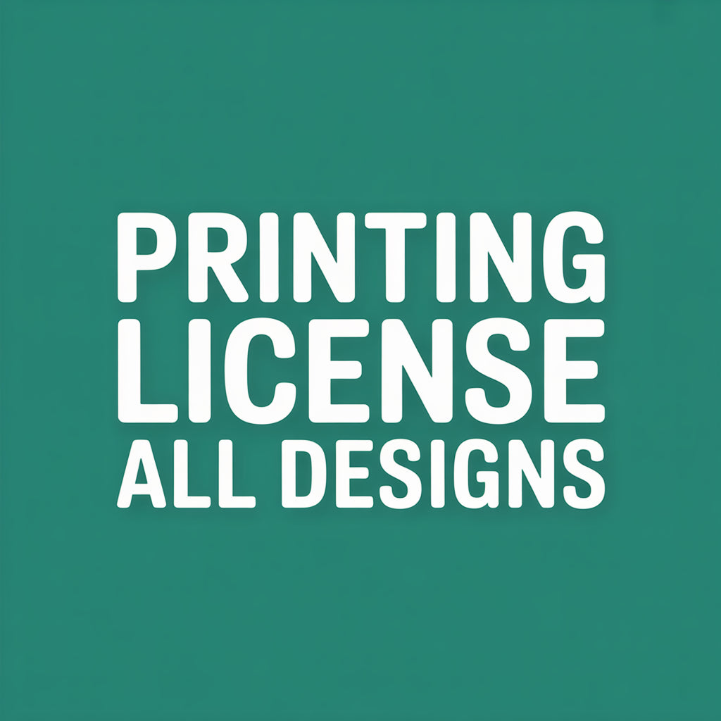 Printing Licence for all designs