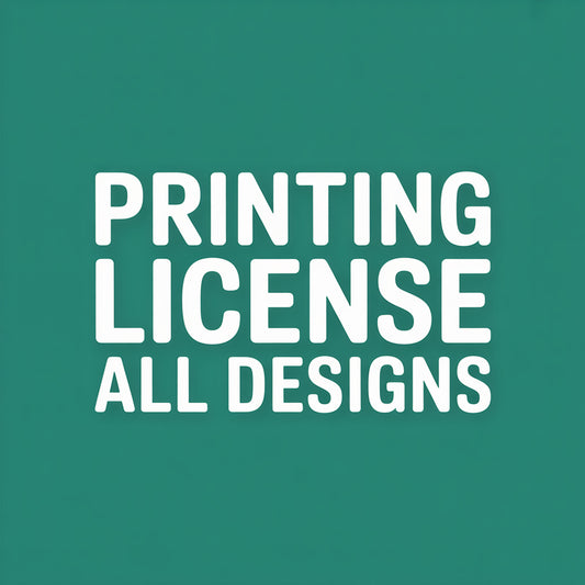 Printing Licence for all designs