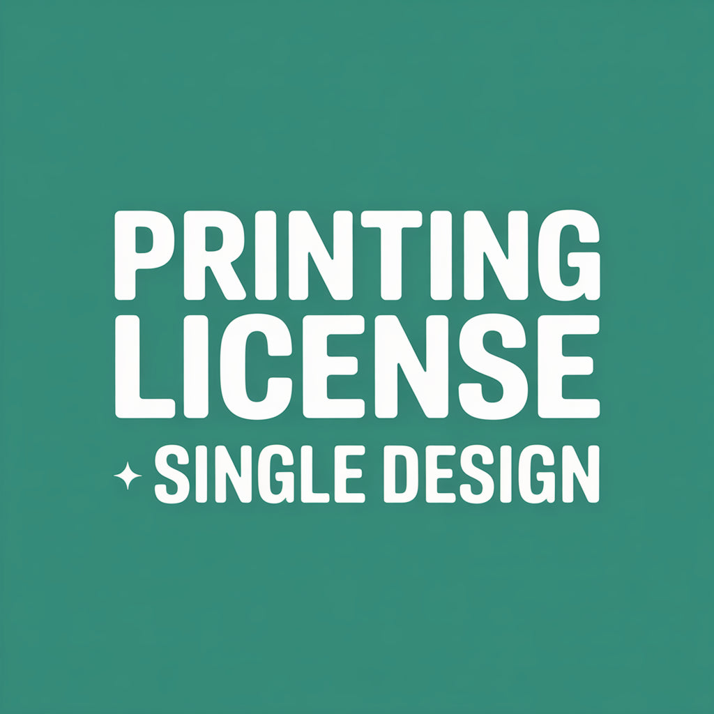 Printing Licence for a single design