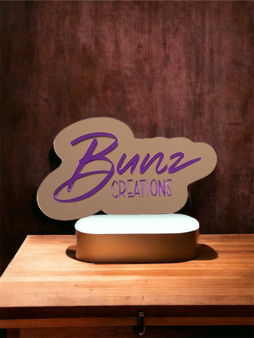 6” mini physical watermark double line