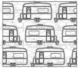 Basic camper Template 20 OZ Skinny SVG