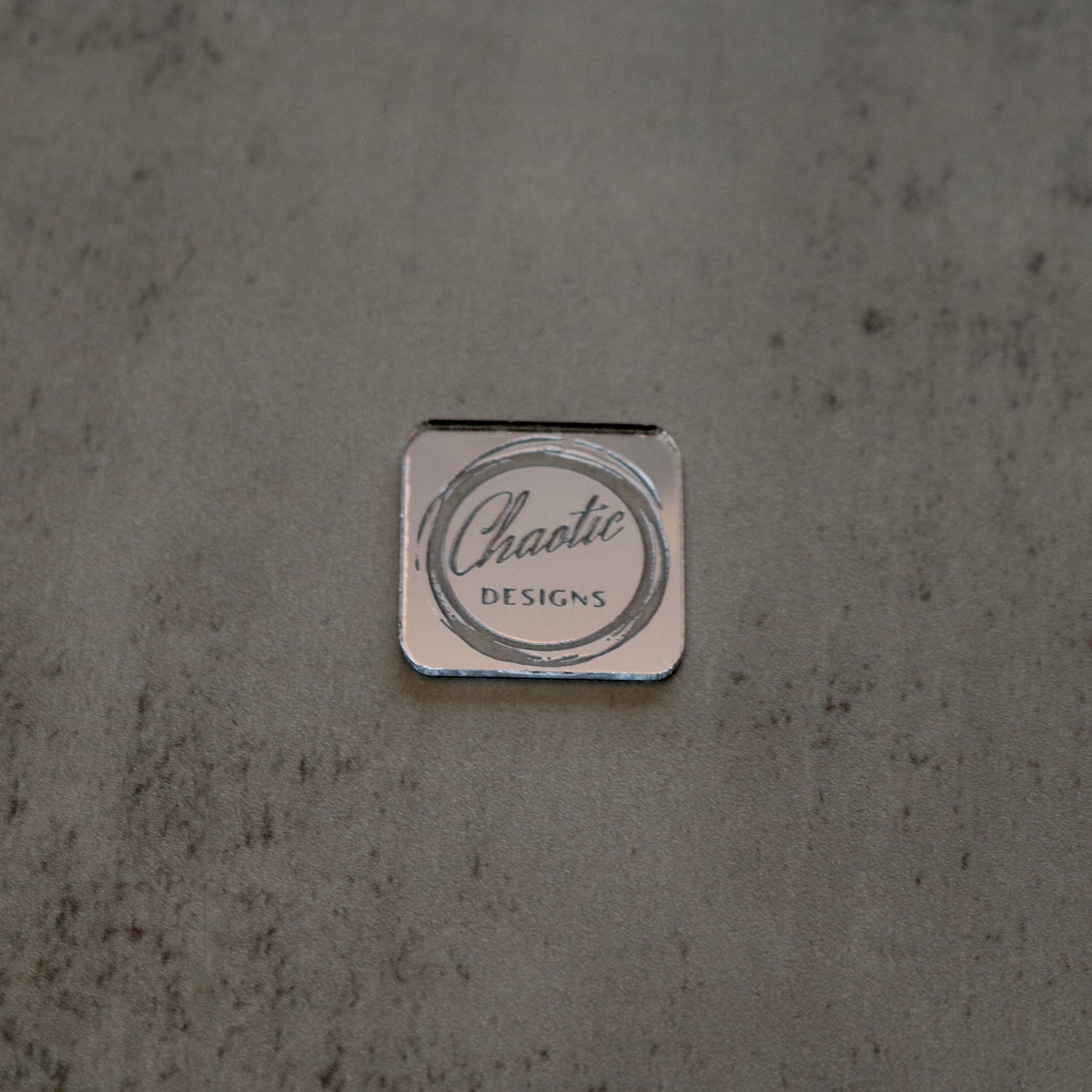 Upsized 1” Thin rounded square tags for tumbler bottoms