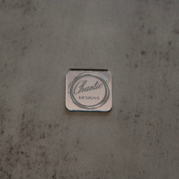 Upsized 1” Thin rounded square tags for tumbler bottoms