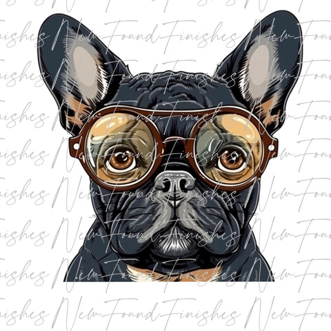 Black Frenchie  - PNG