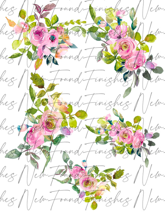 Floral sheet large sizes 2