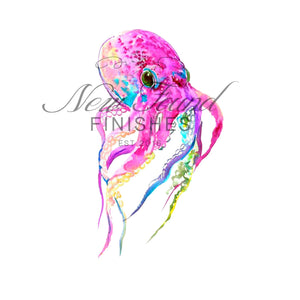 Octopus watercolor
