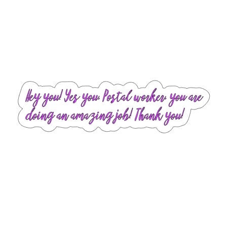 Hey You, thanks for doing an amazing job