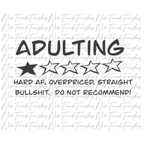 Adulting rated