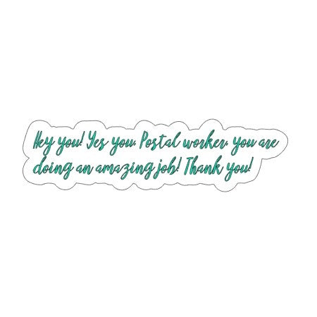 Hey You, thanks for doing a kickass job