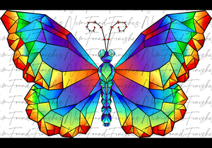 Geometric butterfly DARK
