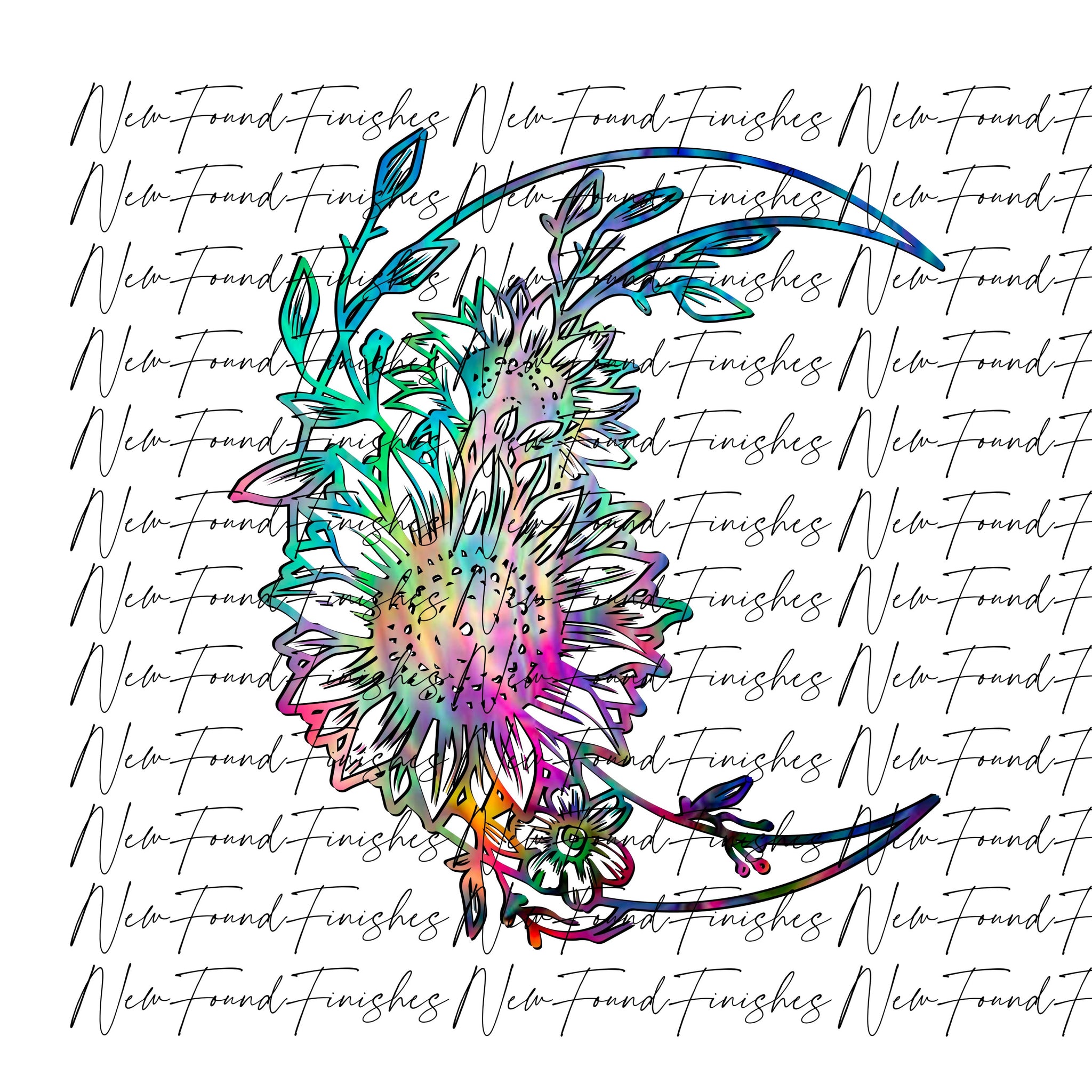 Floral moon
