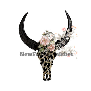 Floral skull