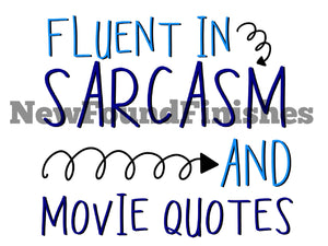 Fluent in sarcasm