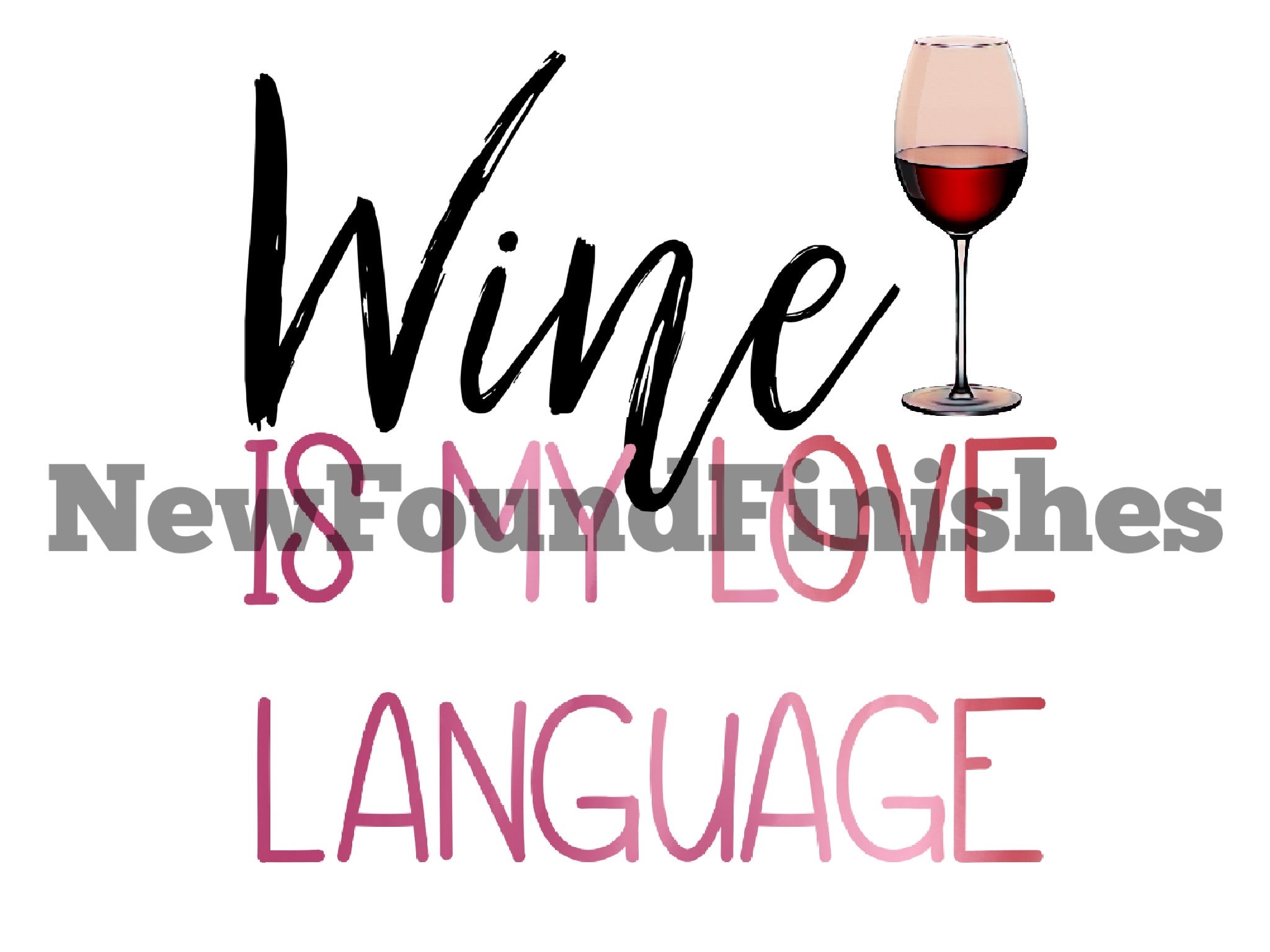 Wine is my love luggage