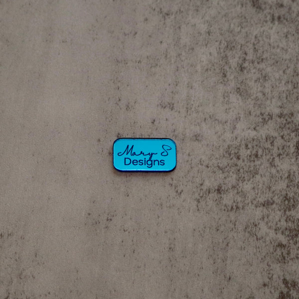 Upsized 1” Thin rounded rectangle tags for tumbler bottoms