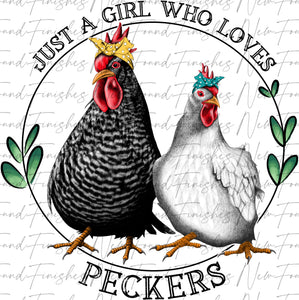 Just a girl who likes peckers