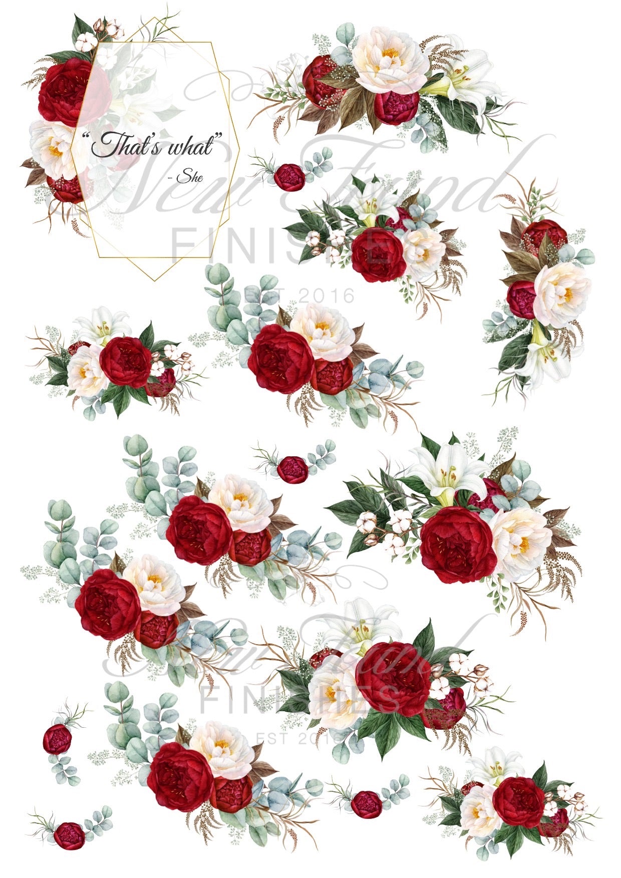 That’s what -she floral set