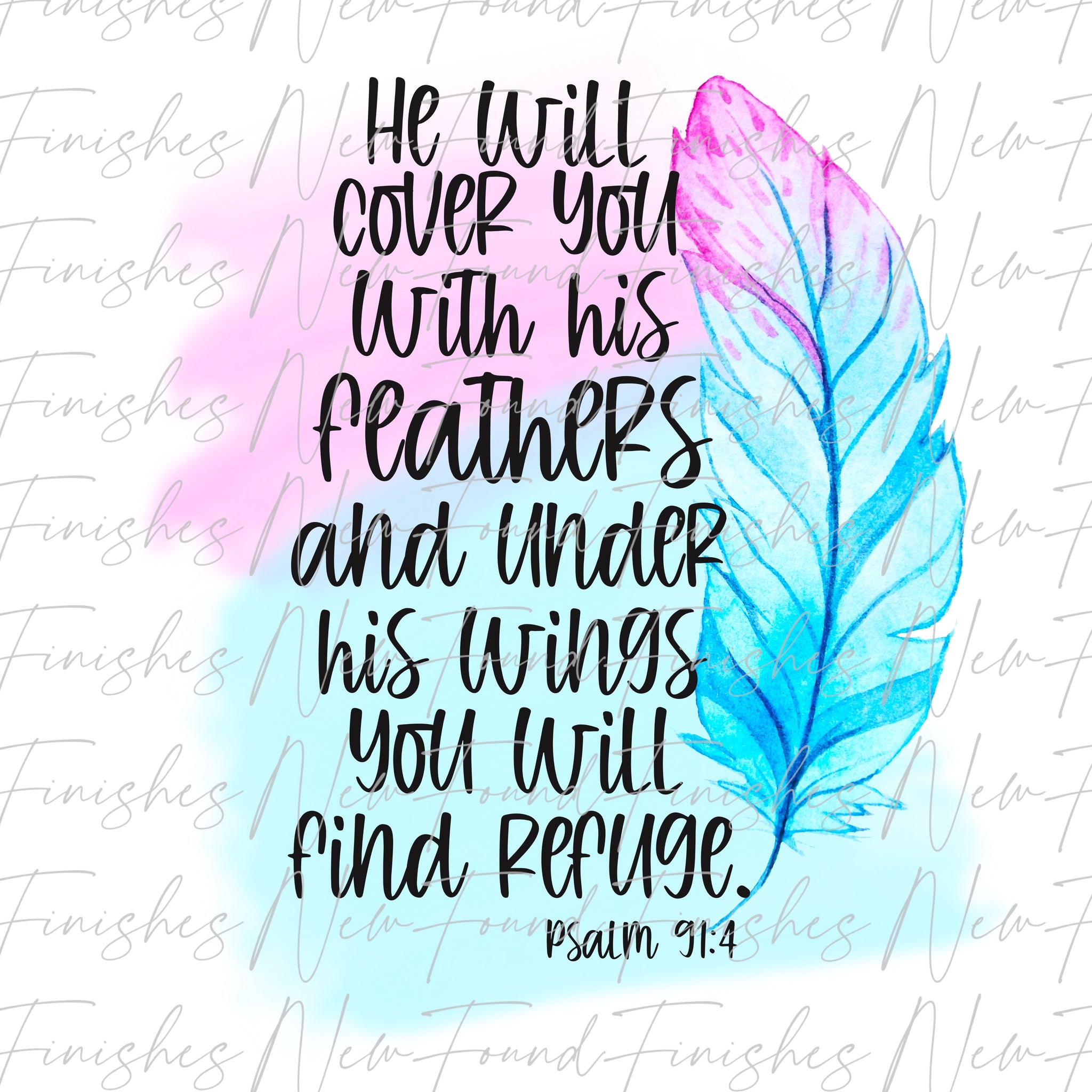 Feather psalm 91.4