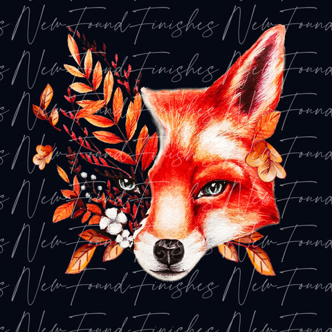 Floral fox DARK