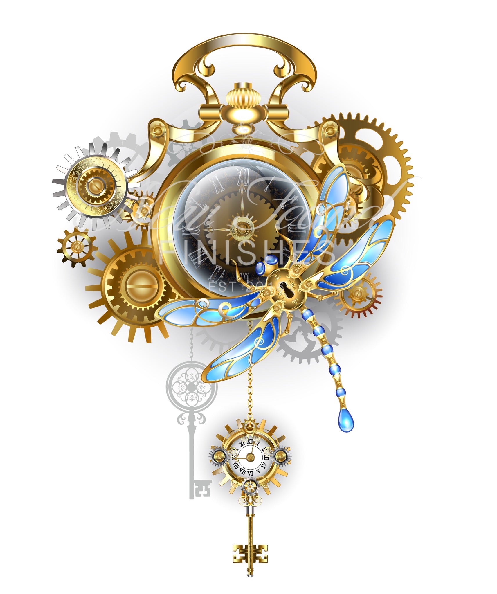 Steampunk dragonfly