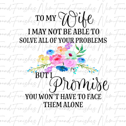 To my wife
