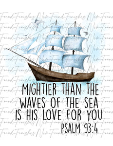Mightier than the waves