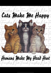 Cats make happy