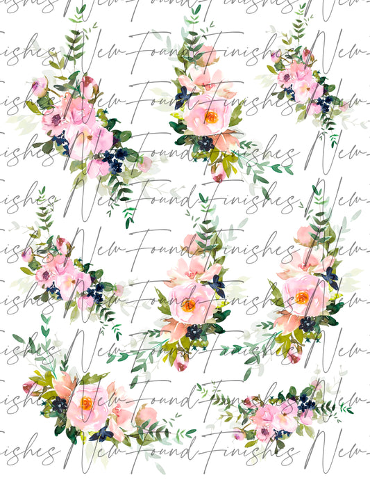 Floral sheet large sizes