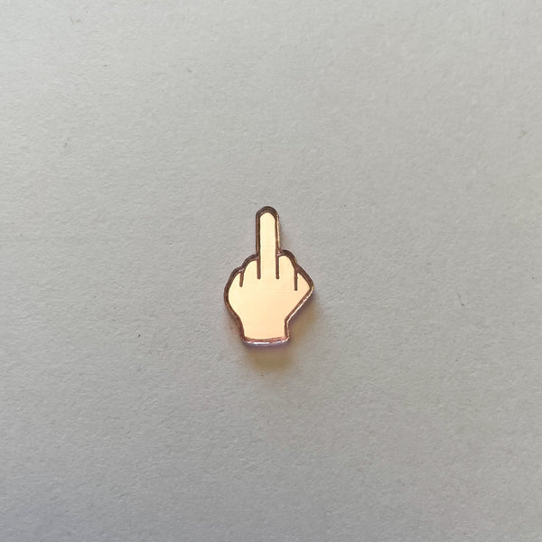Tiniest Middle finger shaped tag