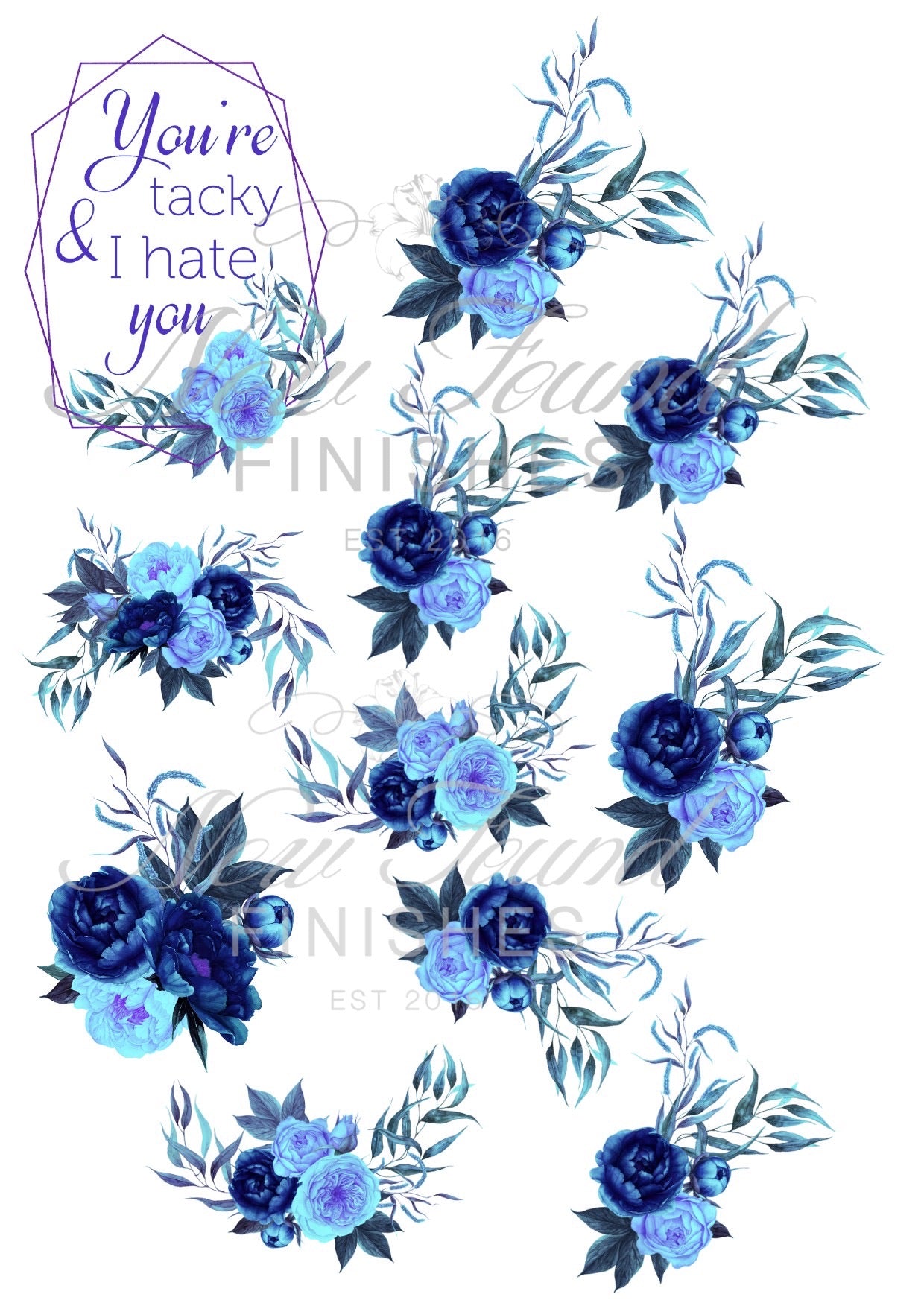 You’re tacky set floral