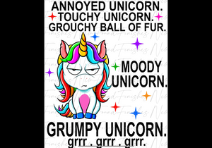 Annoyed unicorn