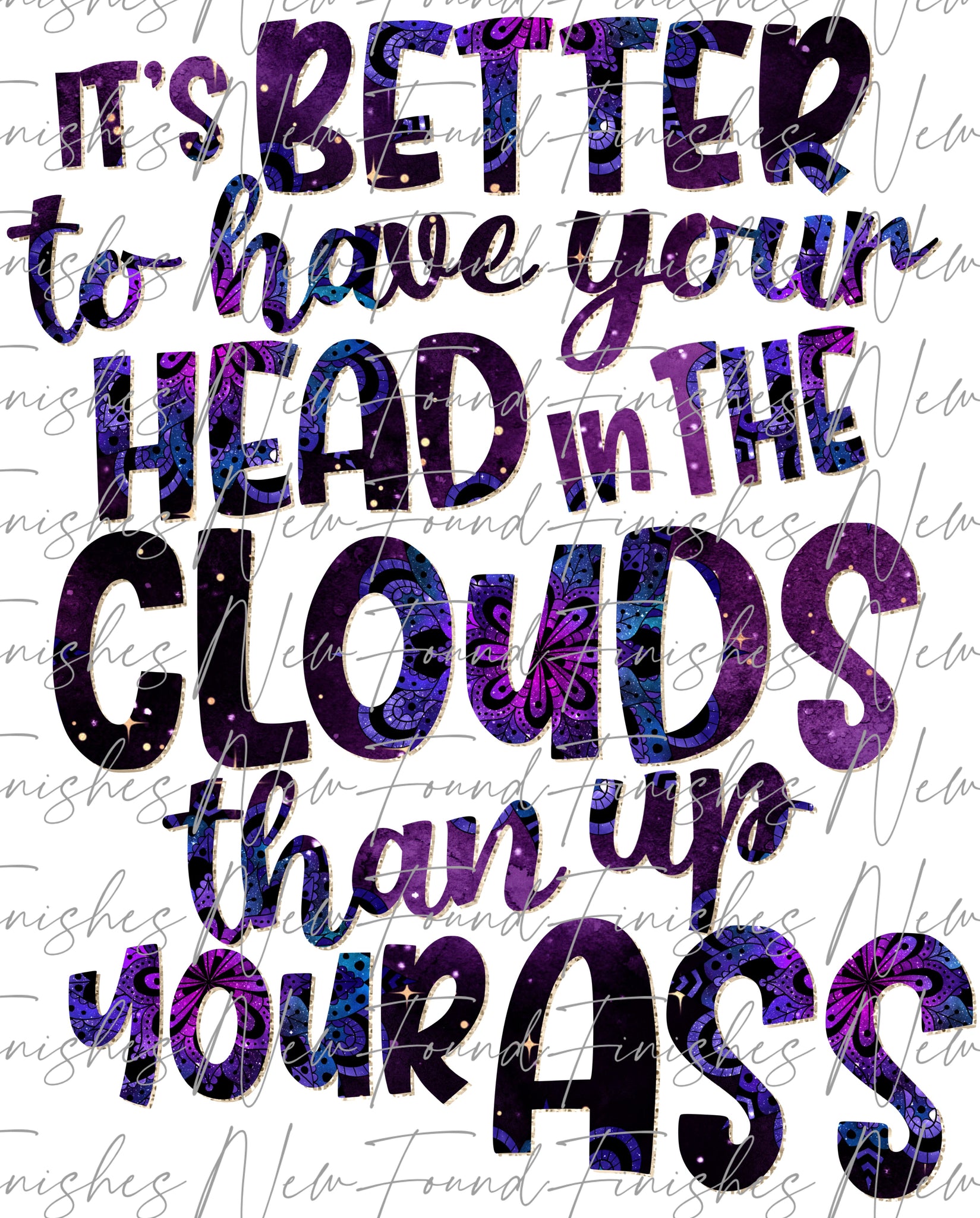 Better to have your head in the clouds