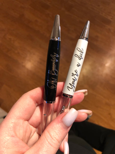 Ok Boomer, glitter fat pen