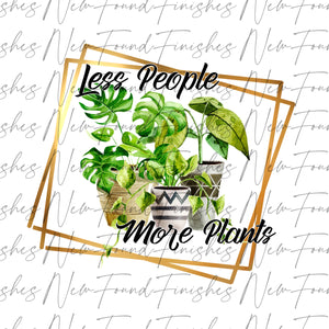 Less people more plants