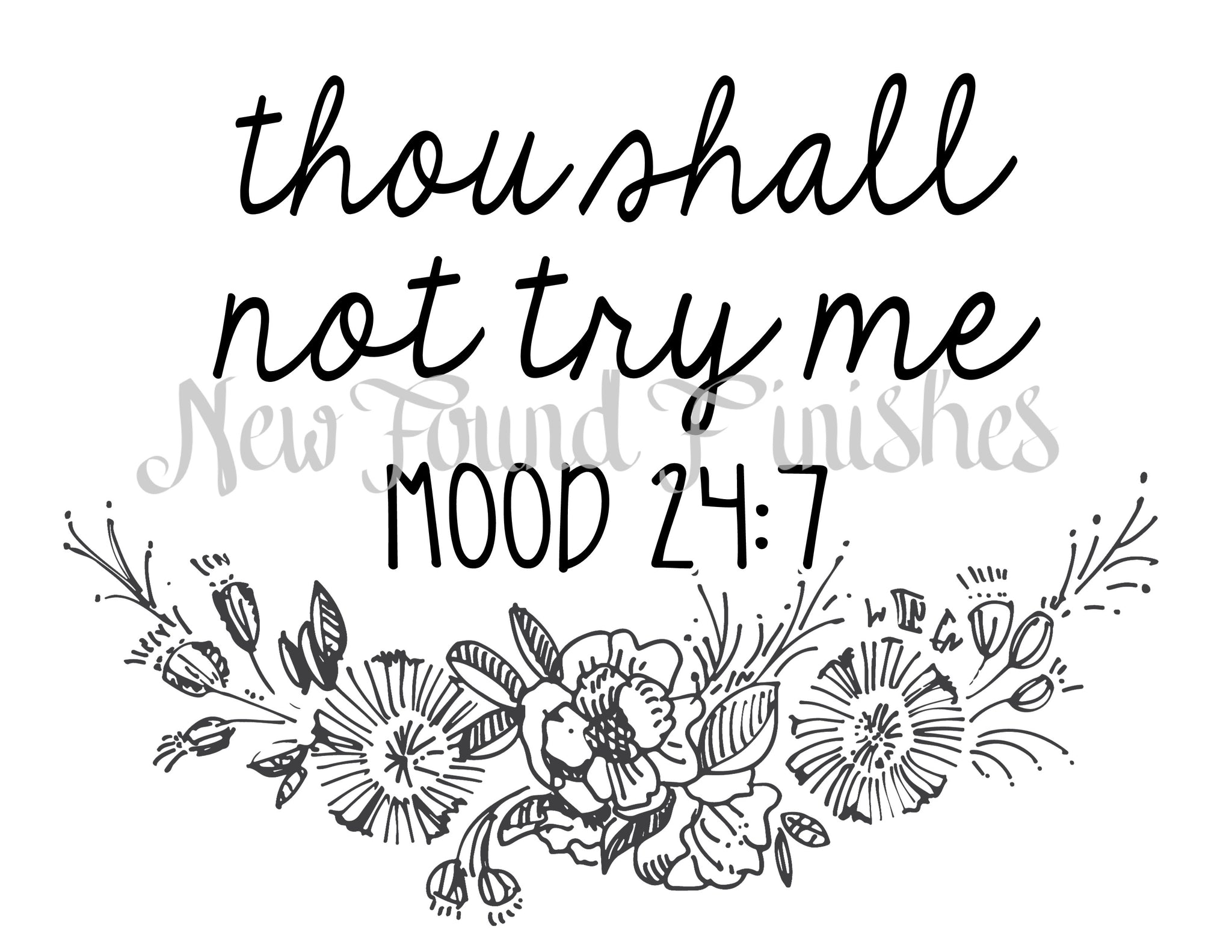 Shall not try me