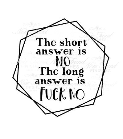 The short answer SVG