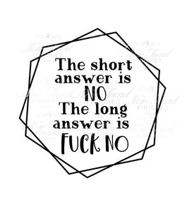 The short answer SVG