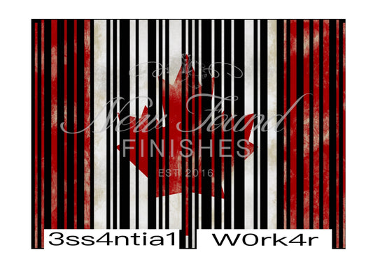 Barcode Canada flag